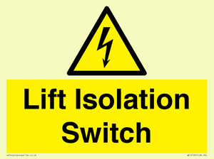 Lift Isolation Switch